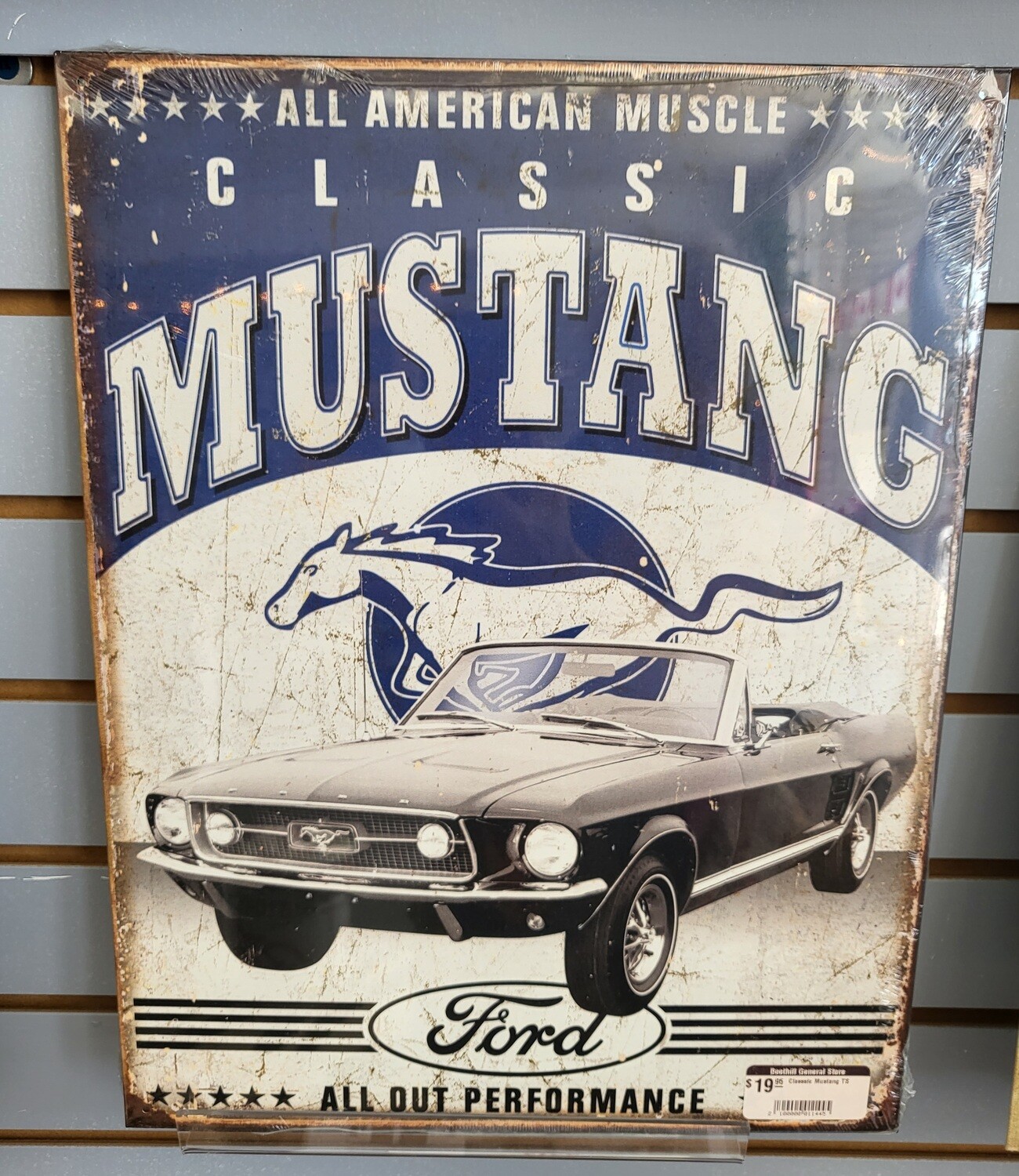 Tin sign - Classic Mustang