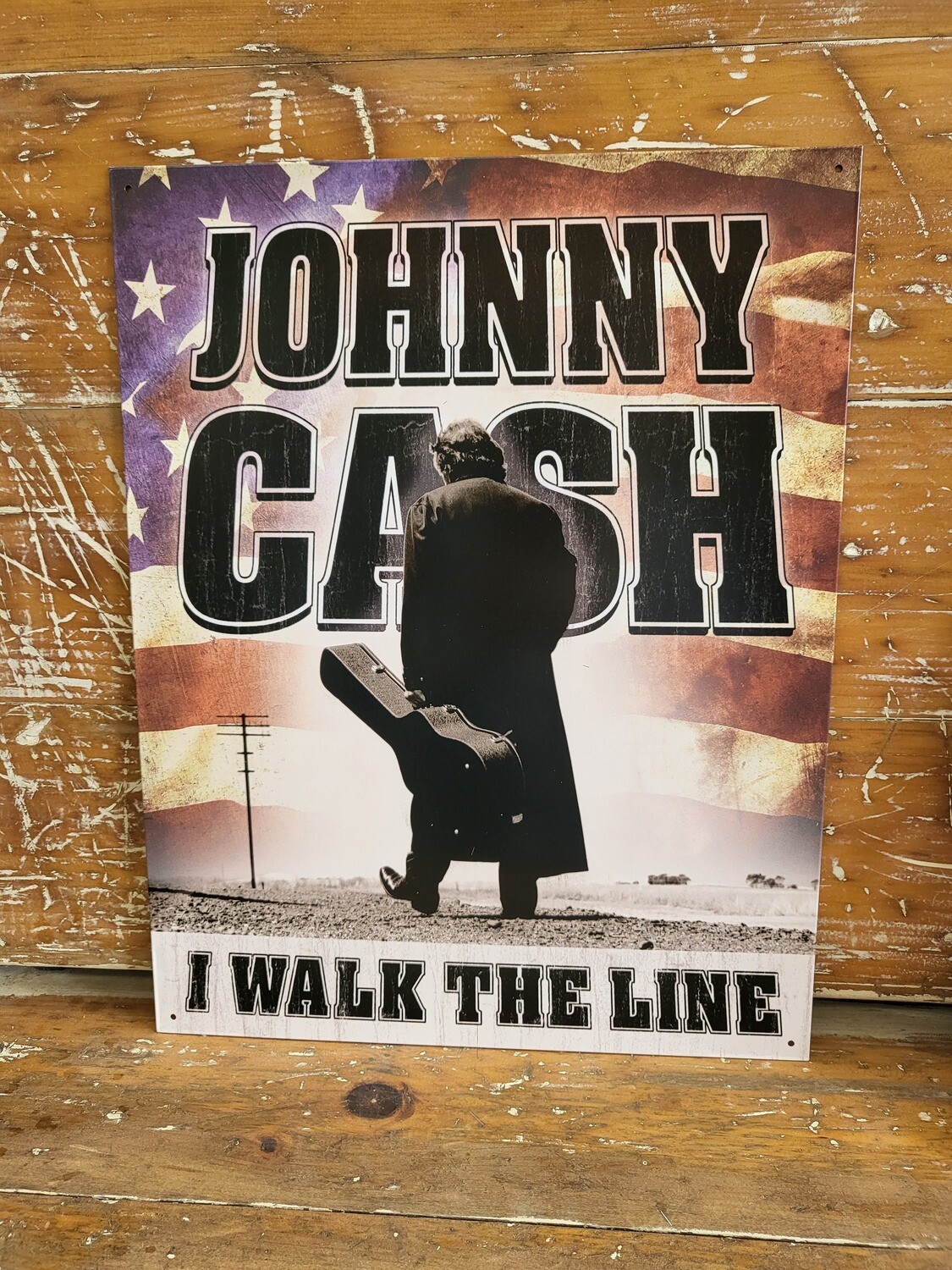 Tin sign - I Walk The Line