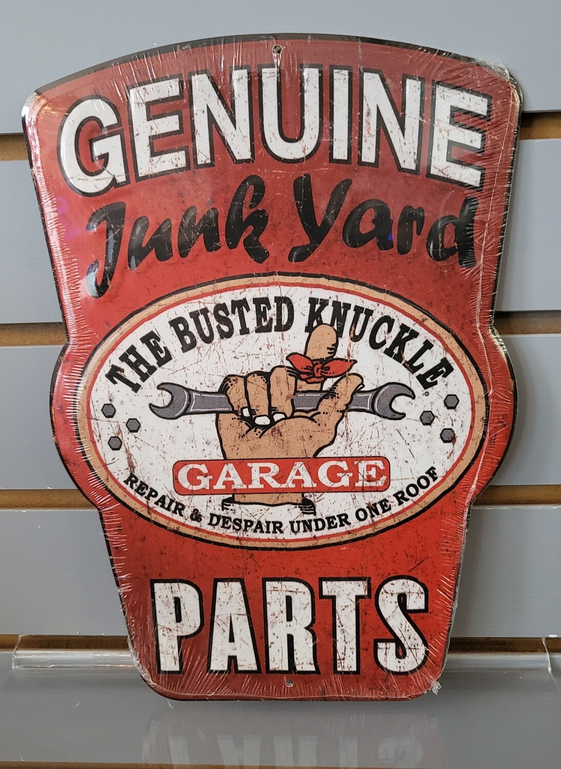Tin Sign - Busted Knuckle Garage