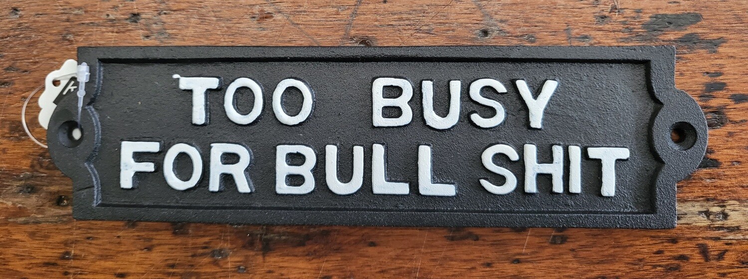 Cast Iron - &quot;Too Busy For Bullshit&quot;