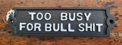 Cast Iron - &quot;Too Busy For Bullshit&quot;