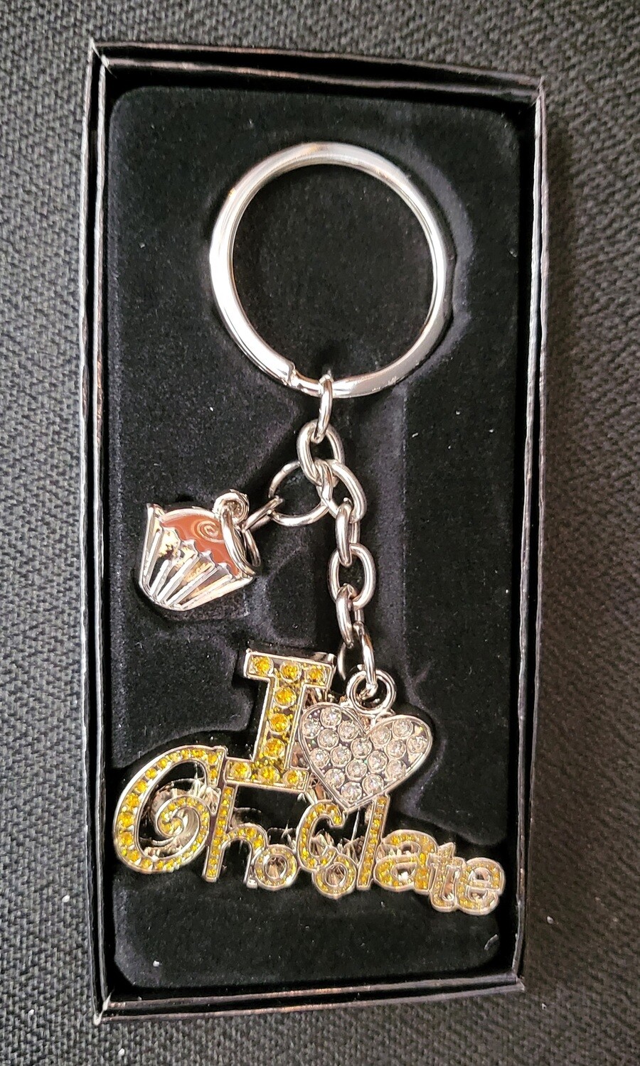 Keychain - I Love  Chocolate