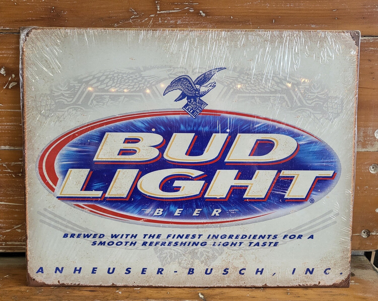 Tin sign - Bud Lite Retro