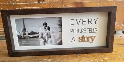 "Every Picture Tells a Story" Frame