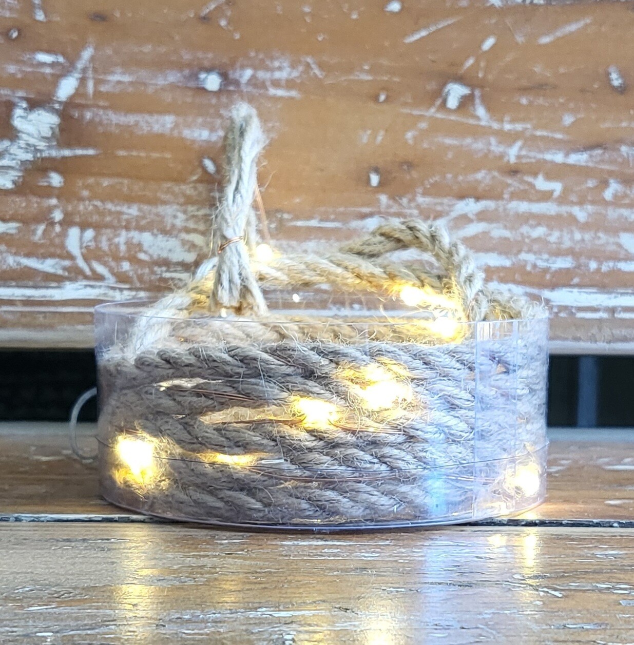 LED Jute Rope-Warm White-2M