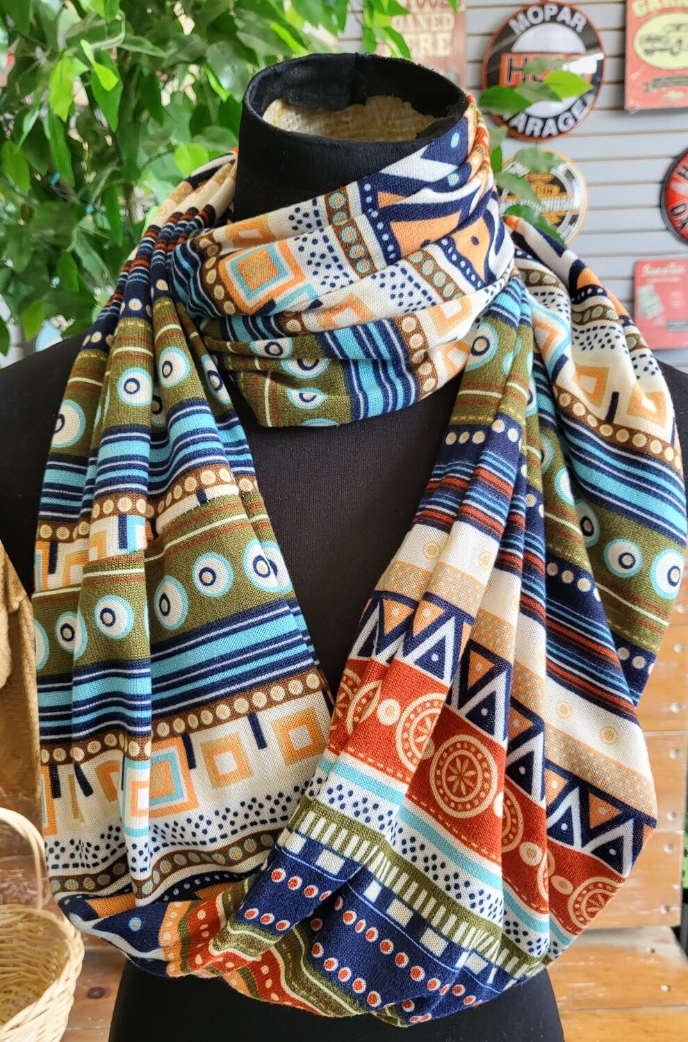Scarf - Tribal Print Loop