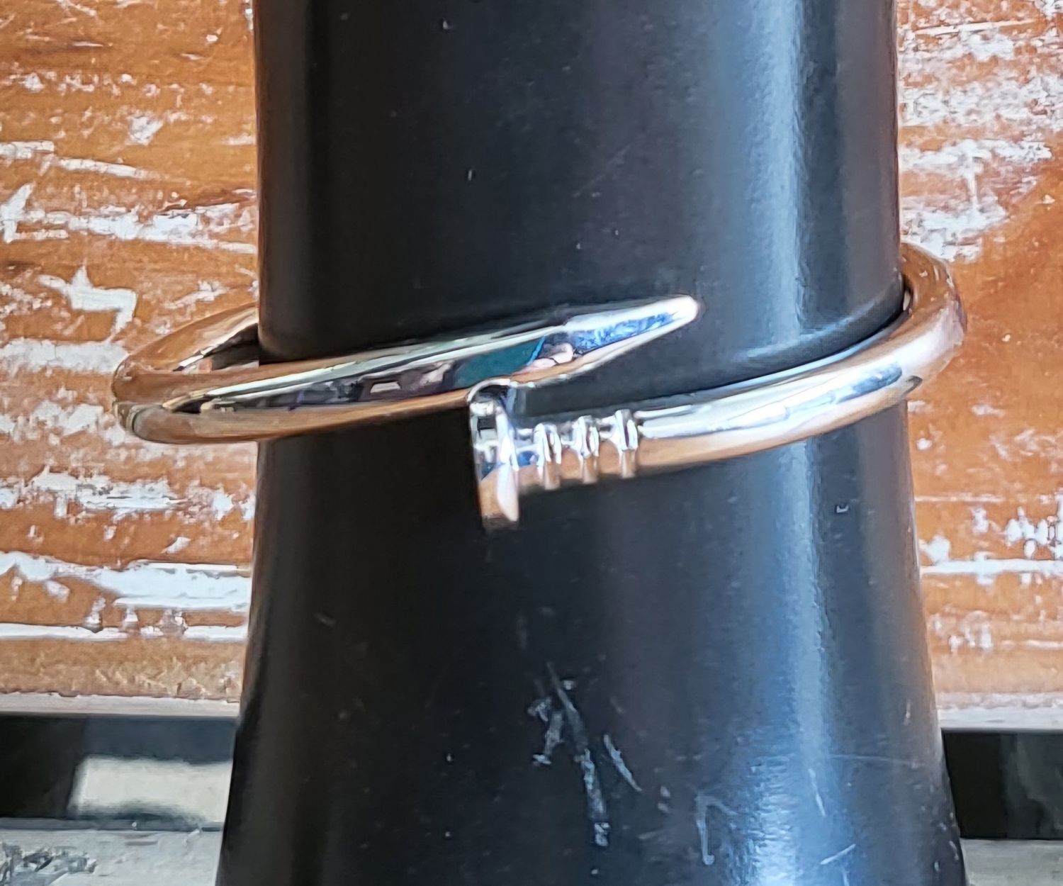 Bracelet-Silver Nail Bangle