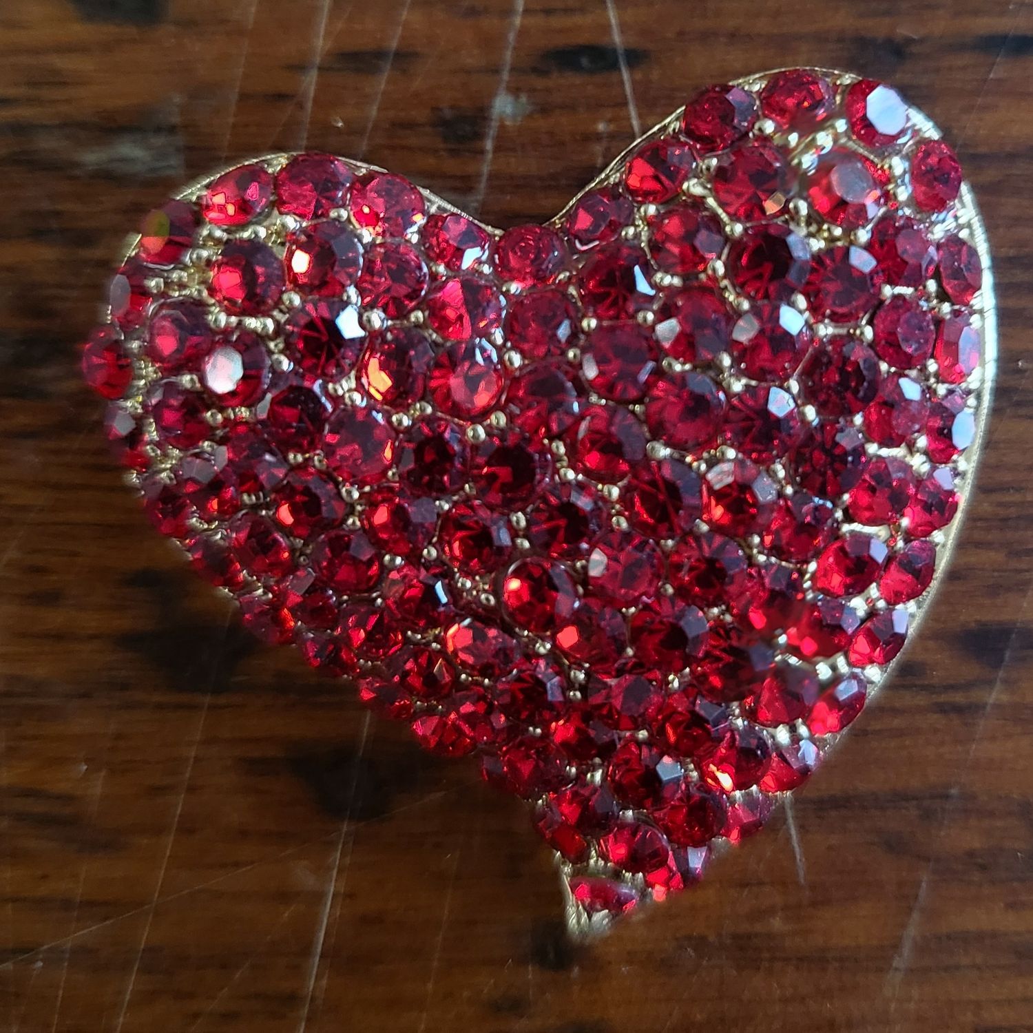 Pin -Red Rhinestone |