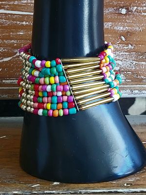 Bracelet-Multi-colour Beads