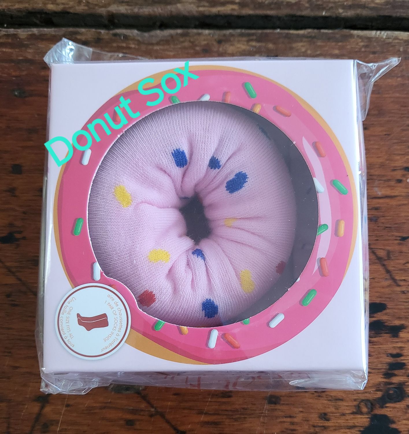 Socks-Donut - Pink