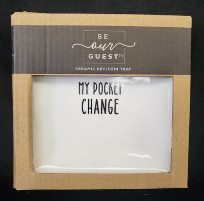 Tray- Ceramic- Pocket Change