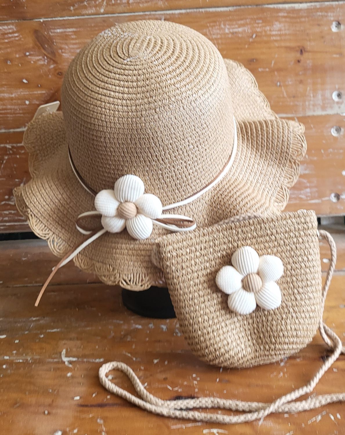 Hat /Purse - Straw - Kids