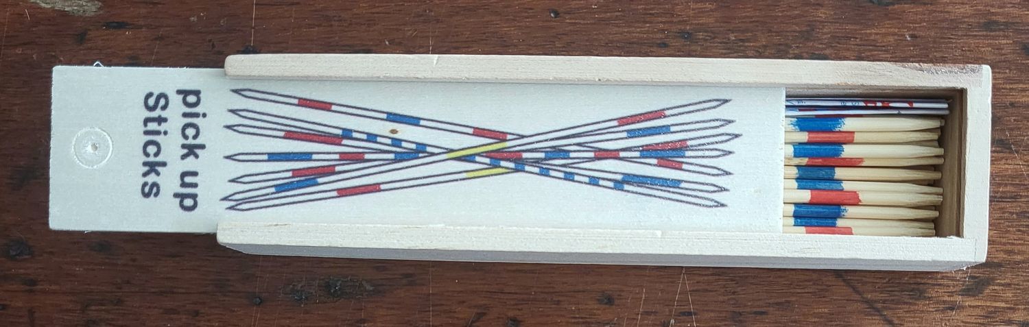 Wooden Pickup Sticks Game