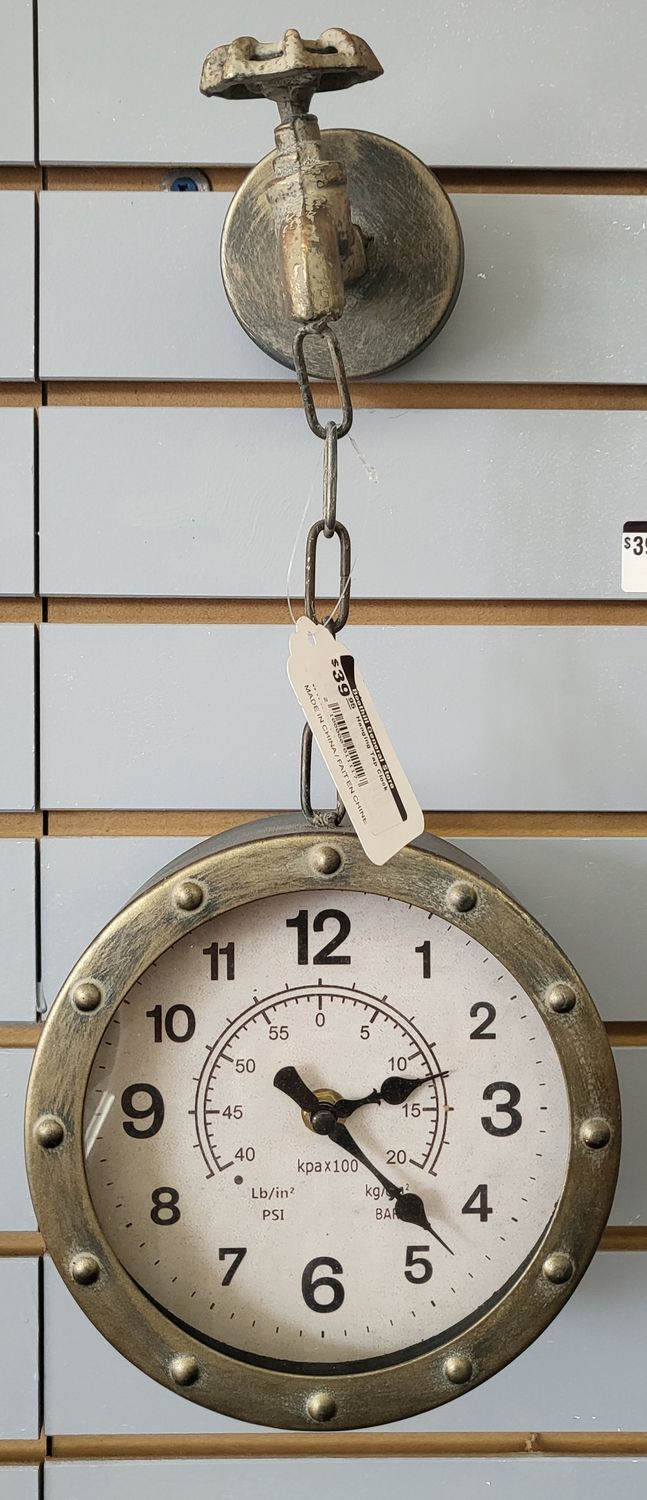 Clock - Hanging Tap