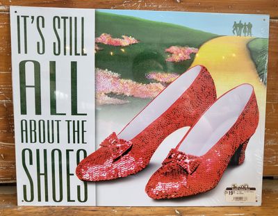 Tin Sign - It&#39;s Still All About The Shoes