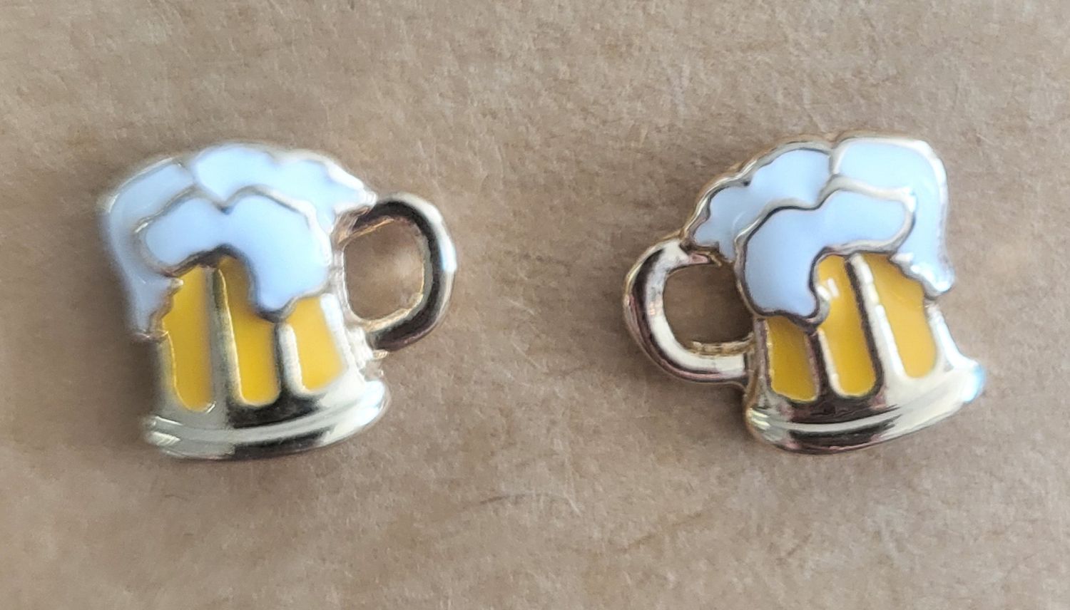 Earrings-Beer Stein