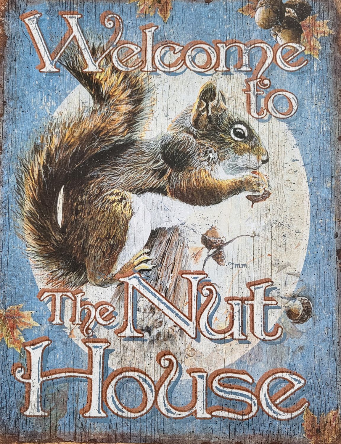 Tin Sign - Welcome to the Nut House