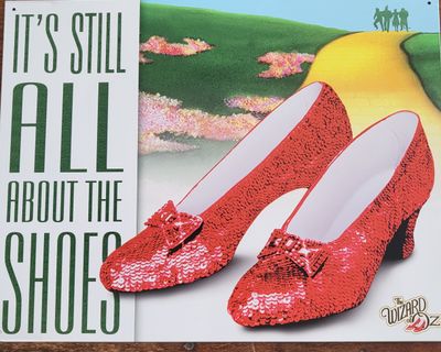 Tin Sign - &quot;It&#39;s Still About the Shoes&quot;