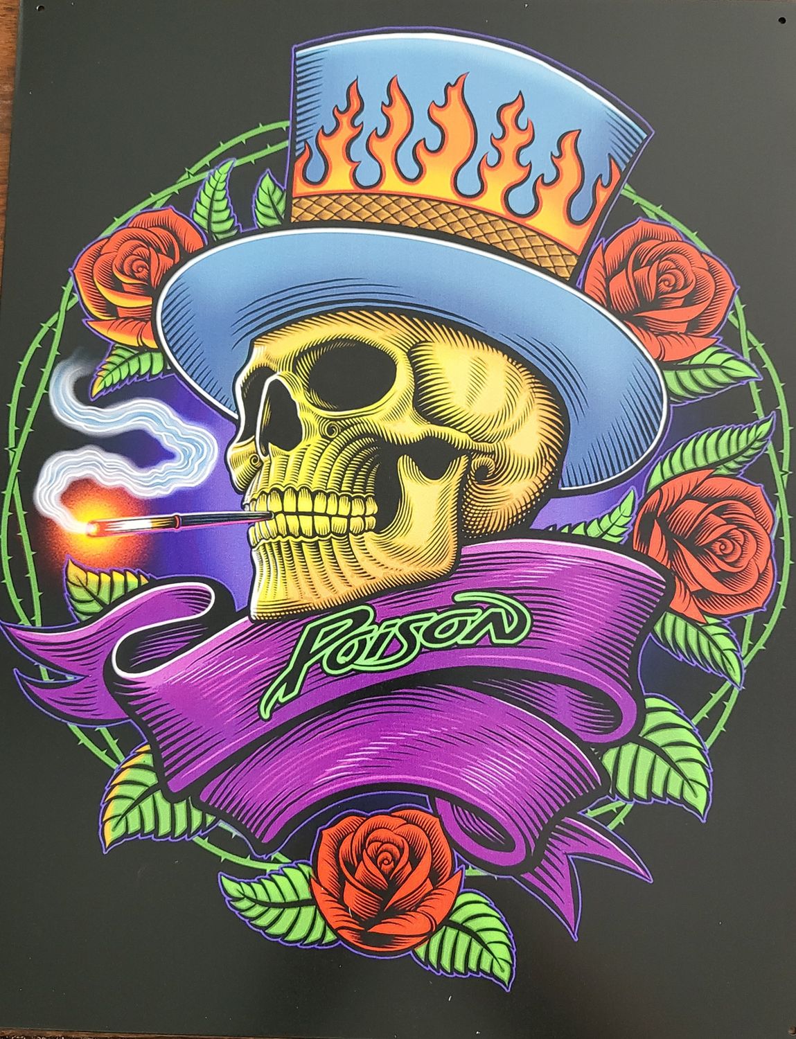 Tin sign - Poison