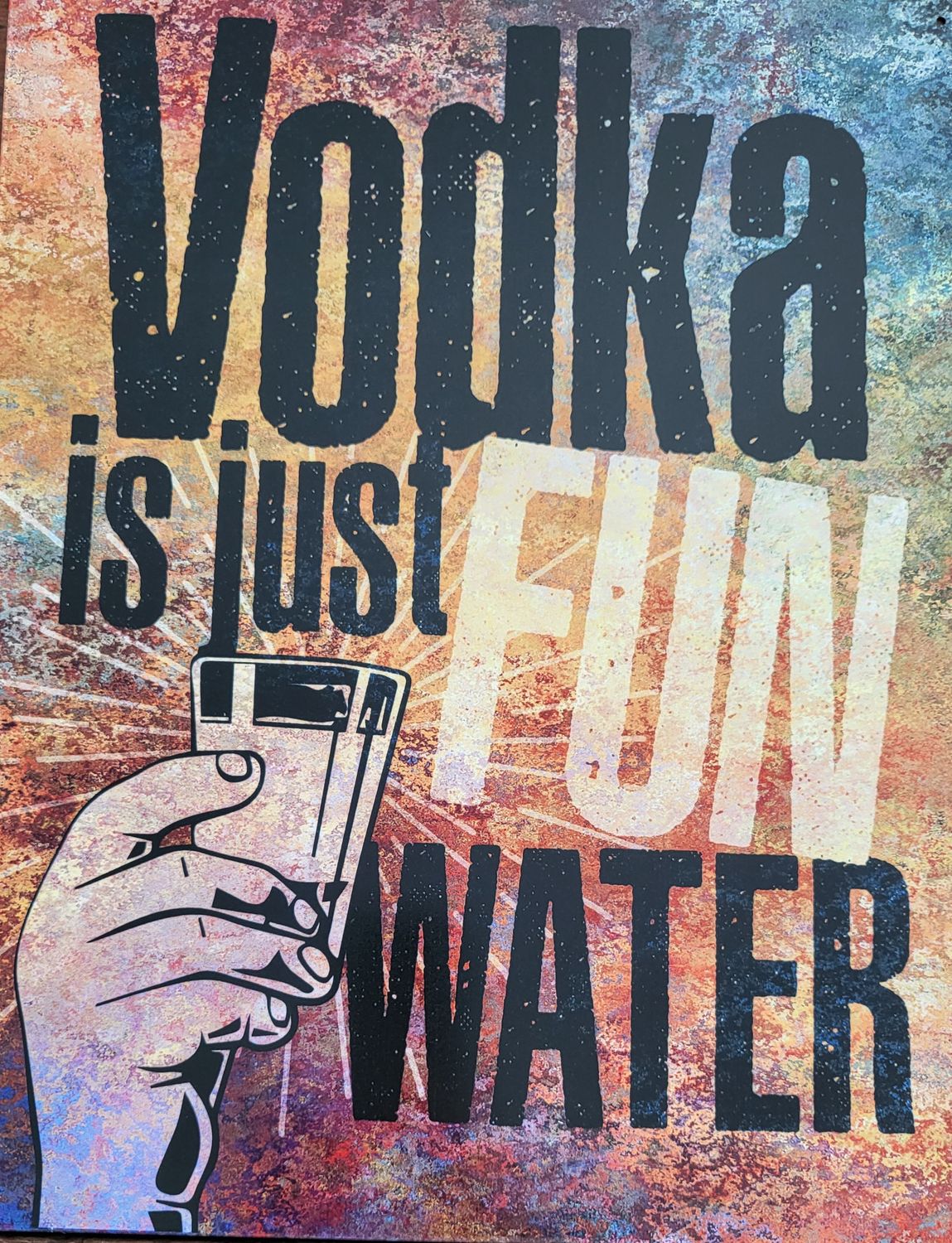 Tin Sign - Vodka