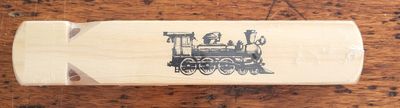 Whistle - Train - Wood