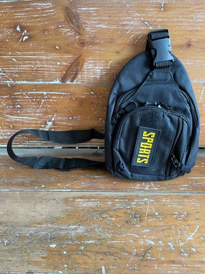 Crossbody - Black Sports Canvas
