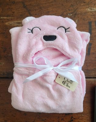 Blanket - Hooded - Baby - Pink