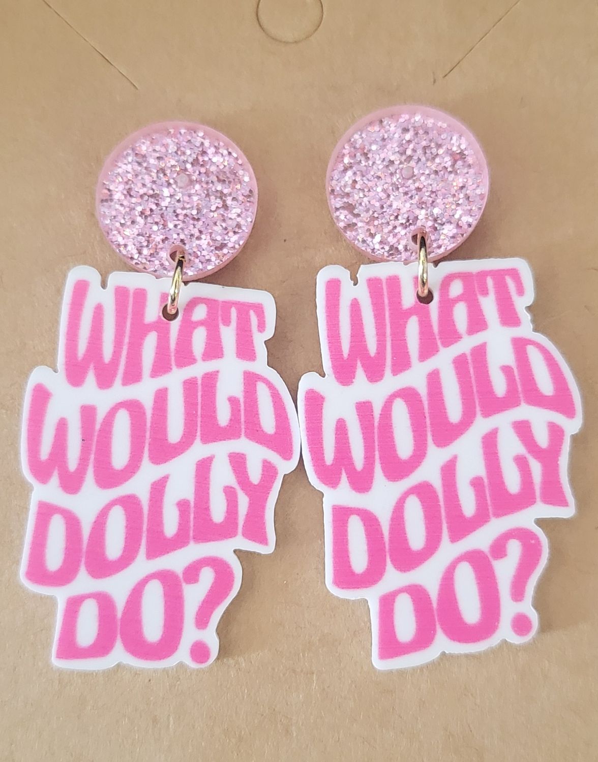 Earrings - What Would Dolly Do