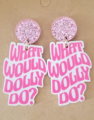 Earrings - What Would Dolly Do