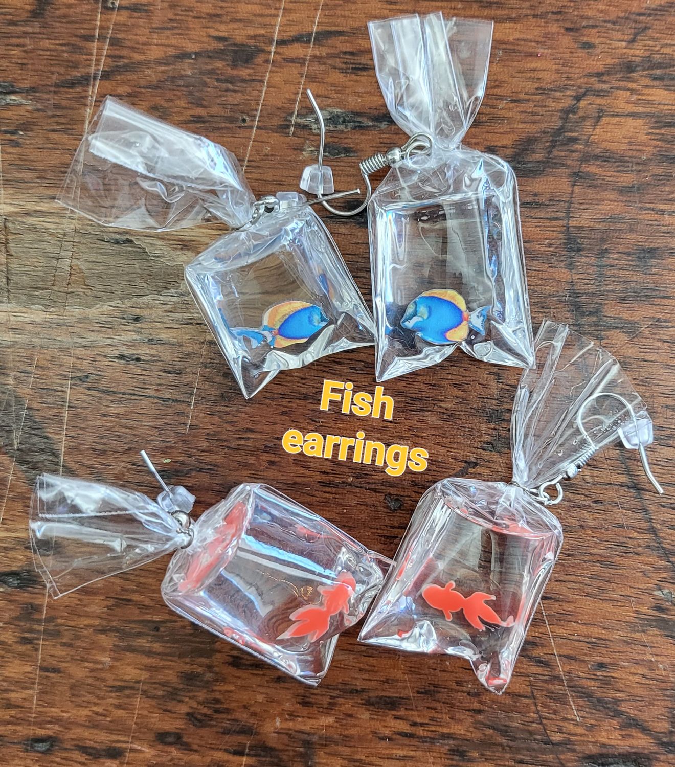 Earrings - Fish