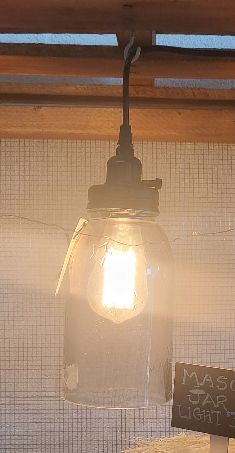Lamp - Hanging - Mason Jar