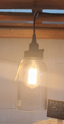 Lamp - Hanging - Mason Jar