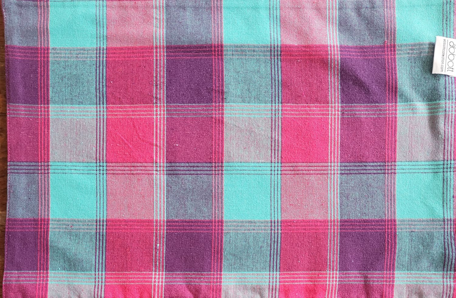 Placemat - Pink/Turquoise Plaid