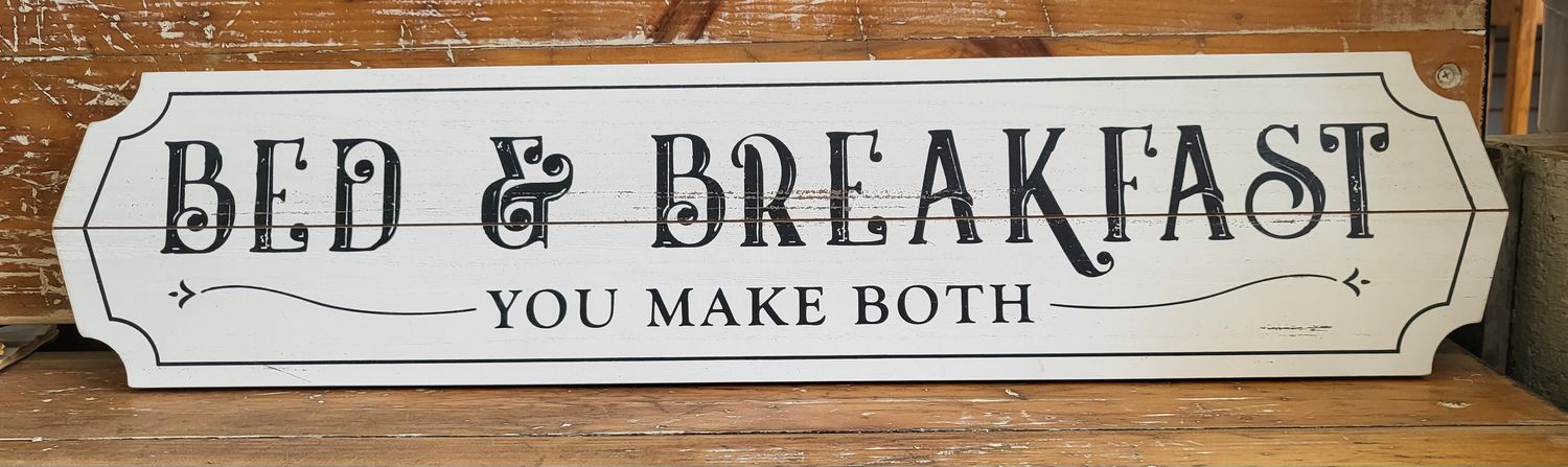 Sign - &quot;Bed/Breakfast&quot;