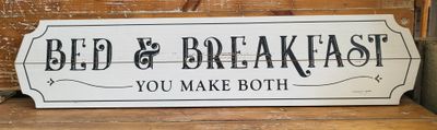 Sign - &quot;Bed/Breakfast&quot;