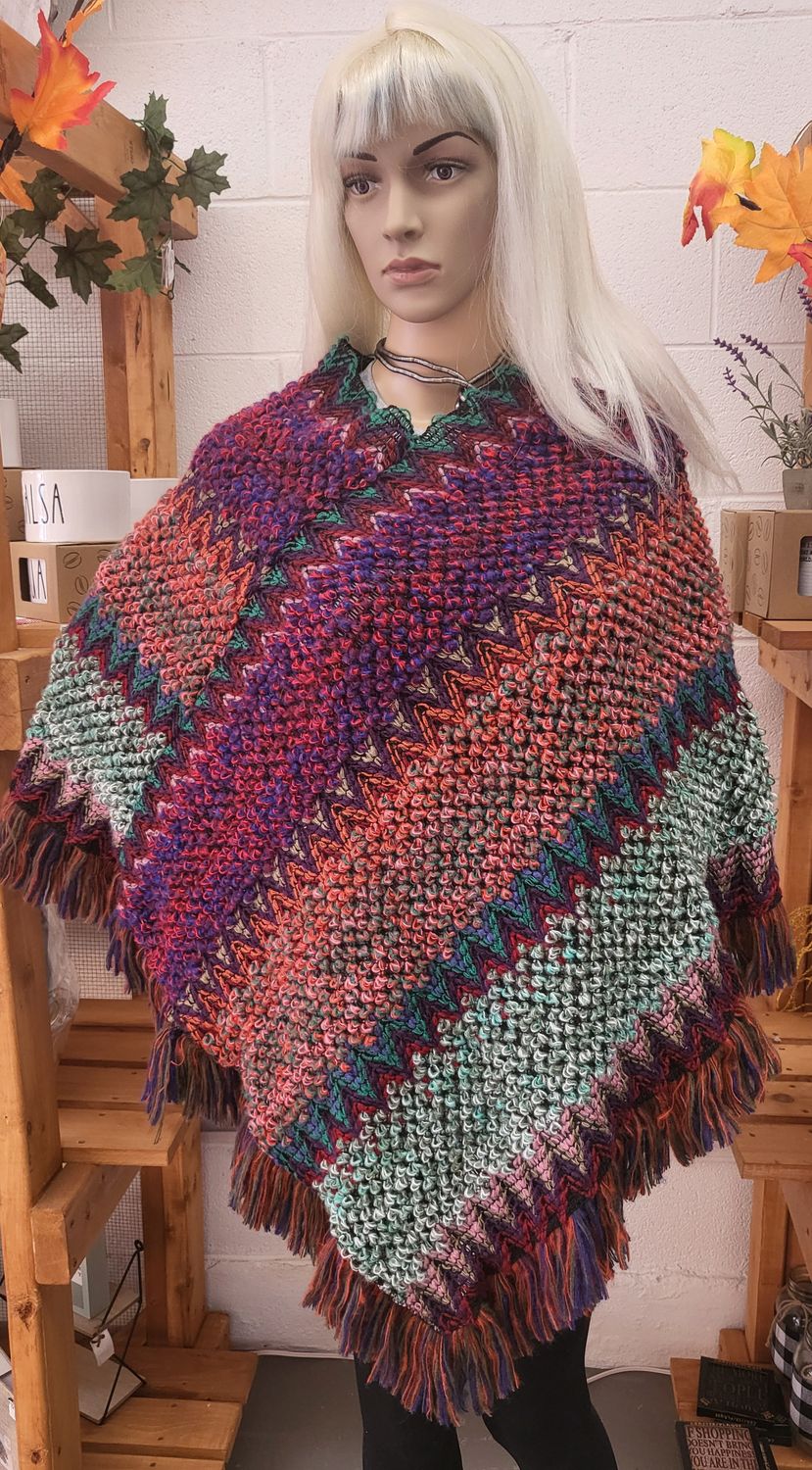 Poncho - Multi-Colour
