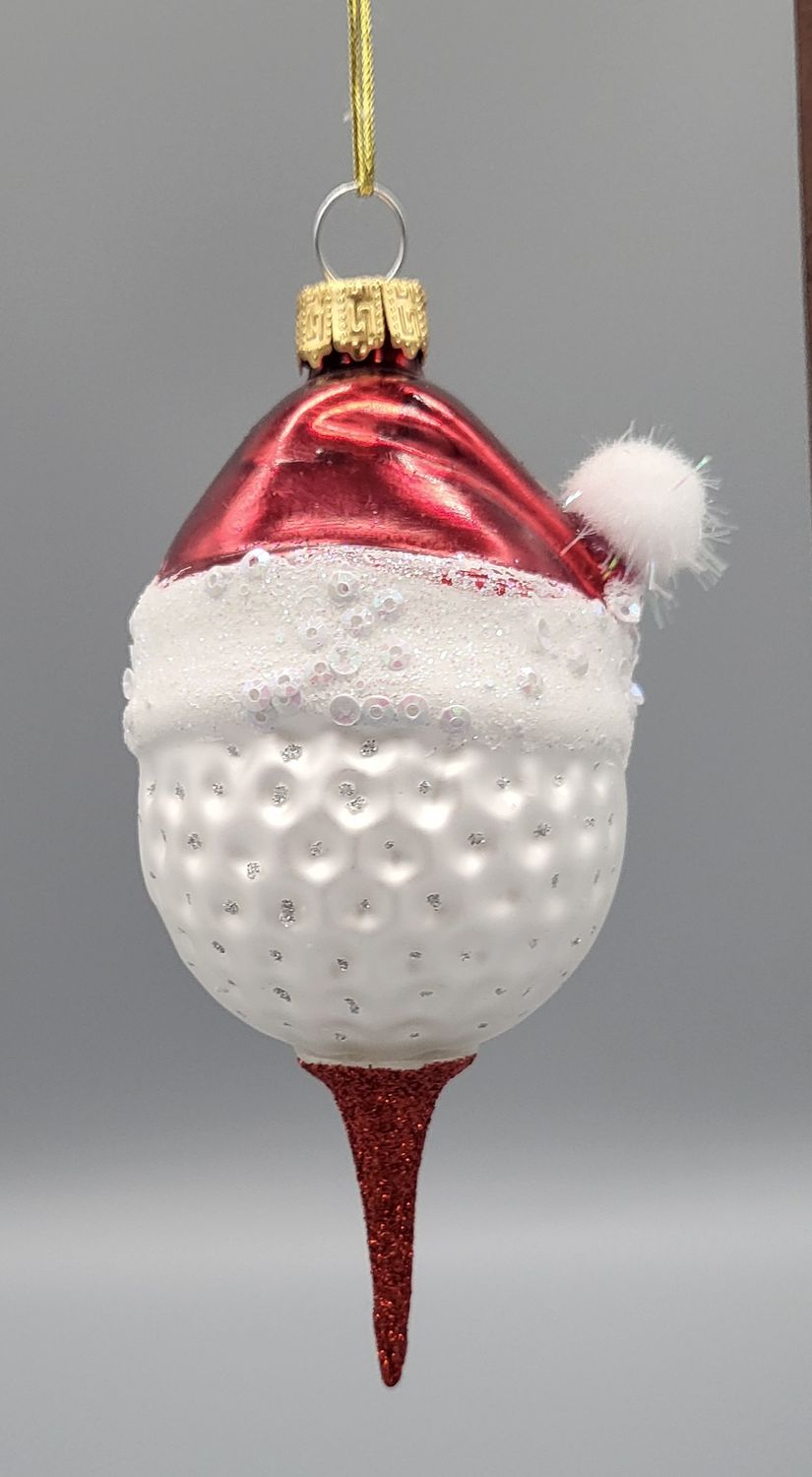 Ornament - Glass - Golf Ball
