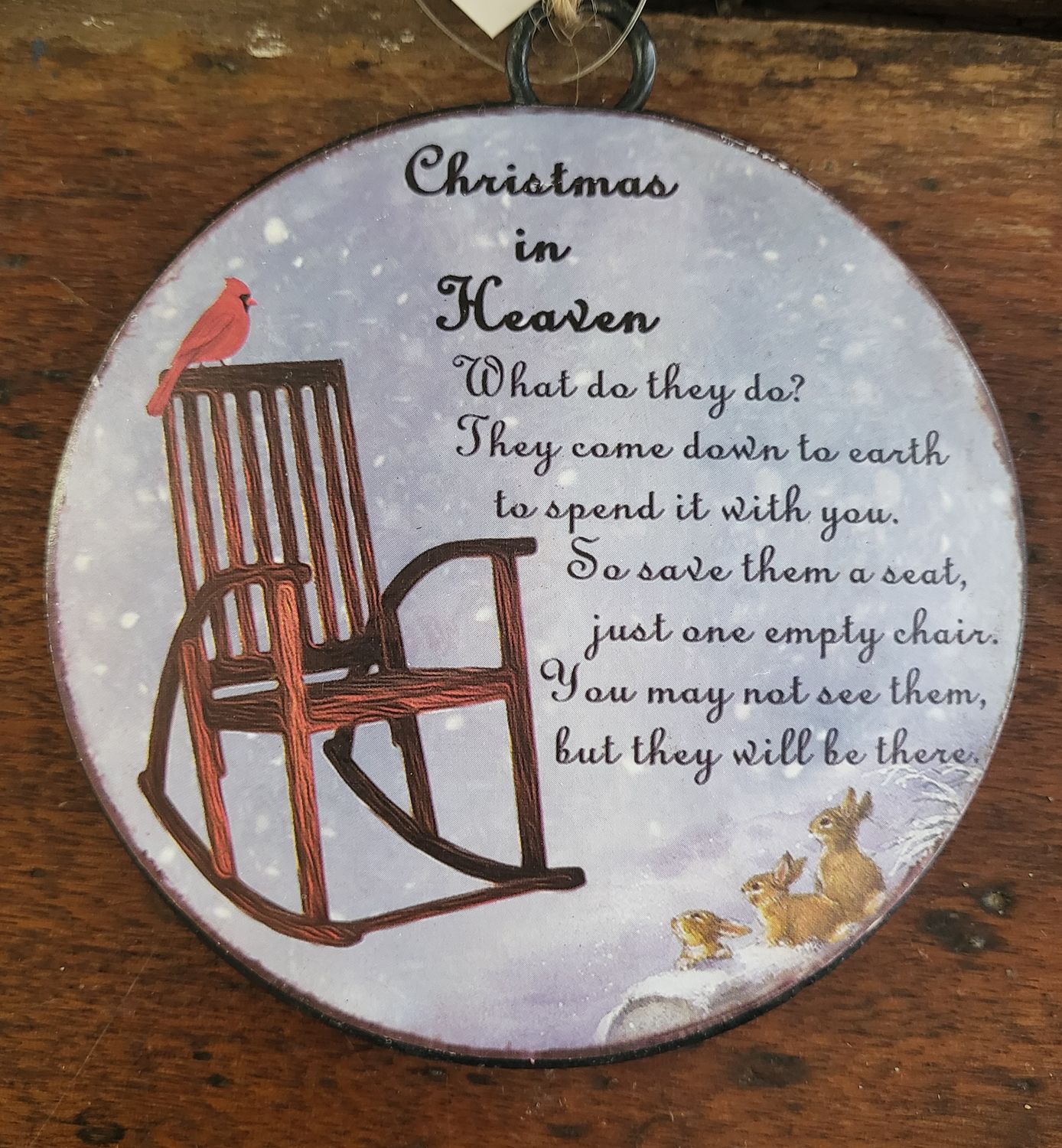 Ornament -  Christmas in Heaven
