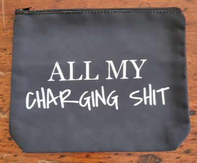 All My Charging Shit Bag - Black