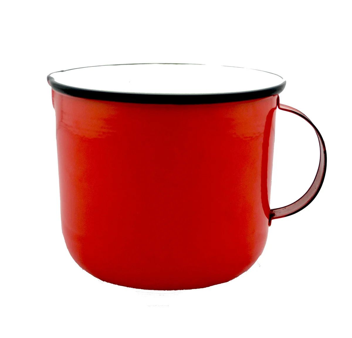 Cup w/Spout - Enamel - Red  -24oz