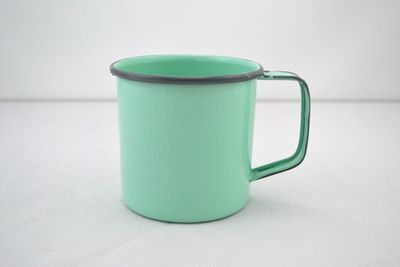 Mug - Enamel Metal - Green - 12oz