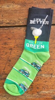 Socks - Life is Better on the Green