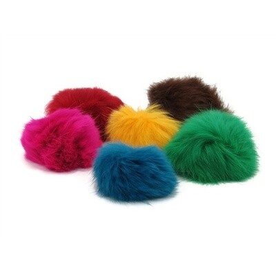 Bat Arounds Fluffy Cat Toy in Assorted Colours - Pack of 24