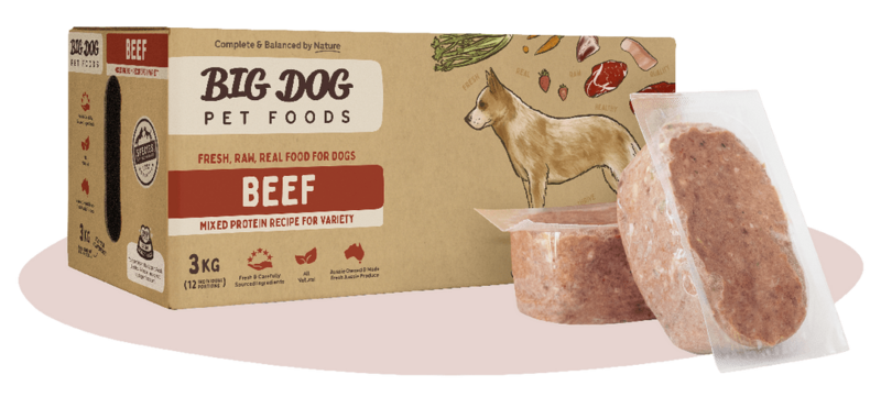BigDog Beef Raw Food for Dogs