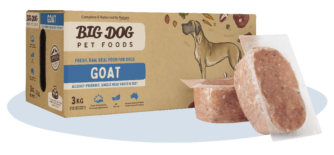 BigDog Goat Raw Food for Dogs 3kg