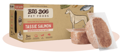 BigDog Tas Salmon Raw Food for Dog