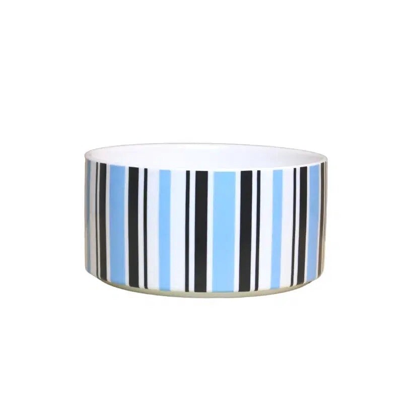 Candy Stripe Bowl Large Blue