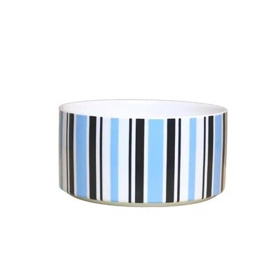 Candy Stripe Bowl Medium Blue