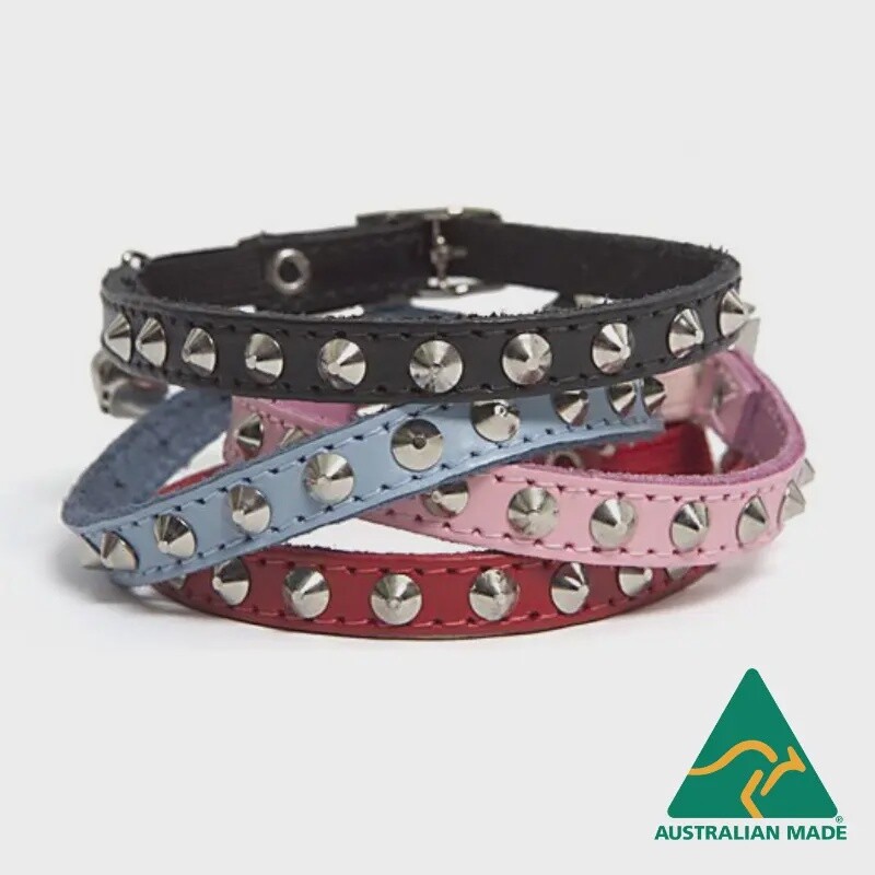 Coco Studs Cat Collar  White
