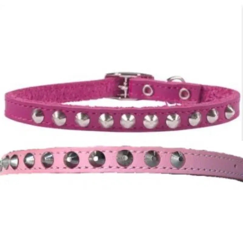 Coco Studs Cat Collar  Pink